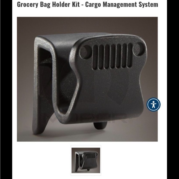 Jeep Wrangler Grocery Bag Holder Clips - Picture 5 of 5